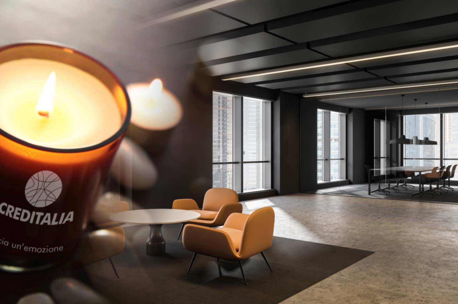 CANDELE PROFUMATE PER PER BANCHE - ISTITUTI BANCARI - ASSICURAZIONi