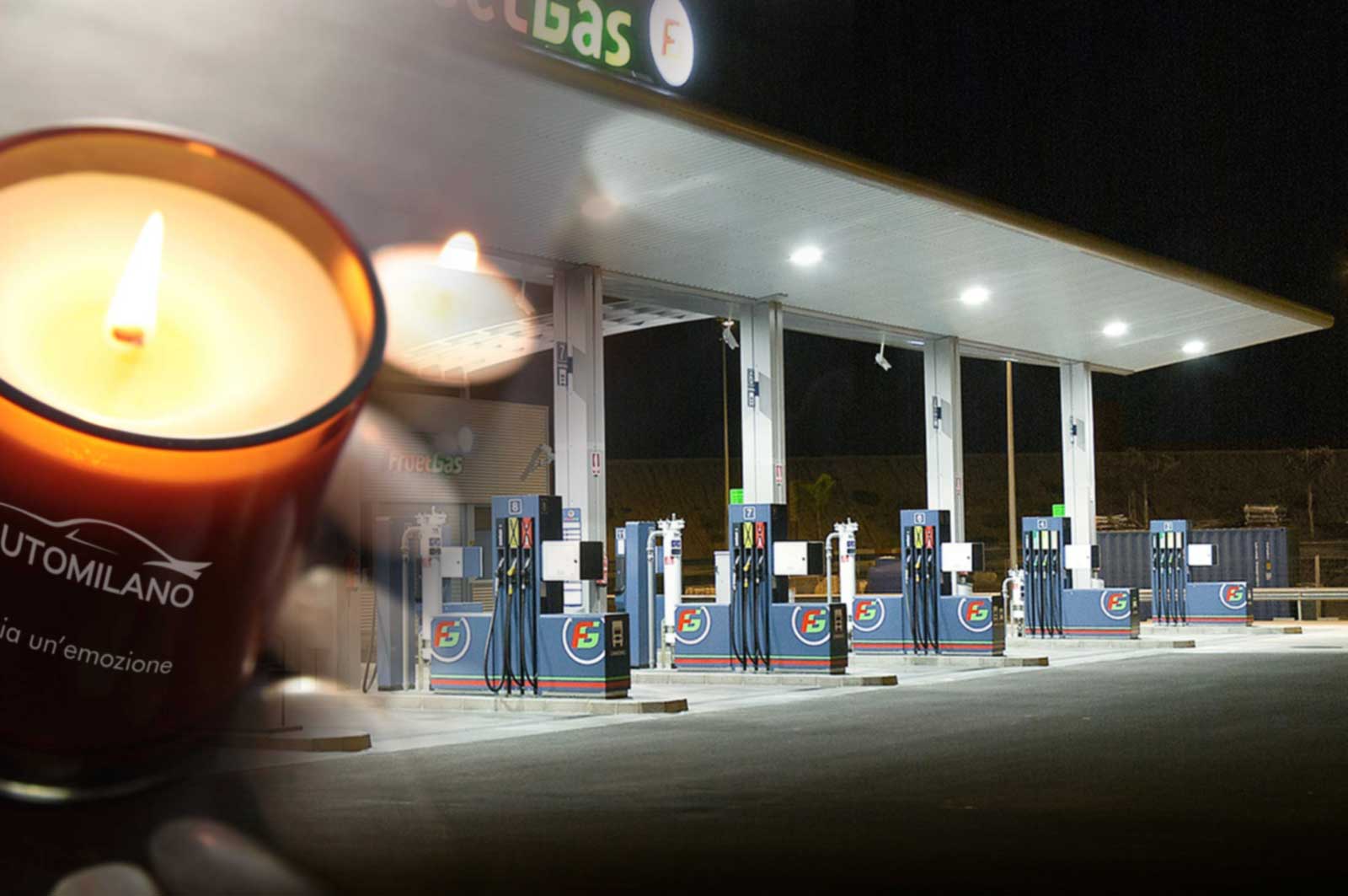 candele profumate personalizzate ingrosso concessionarie auto stazioni servizio ricambi auto