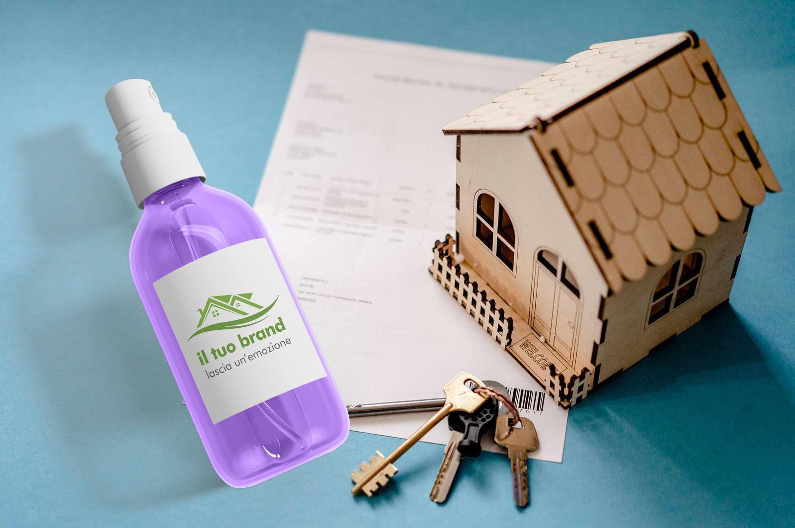 profumatore spray ambiente appartamento brandizzati agenzie immobiliari profumia