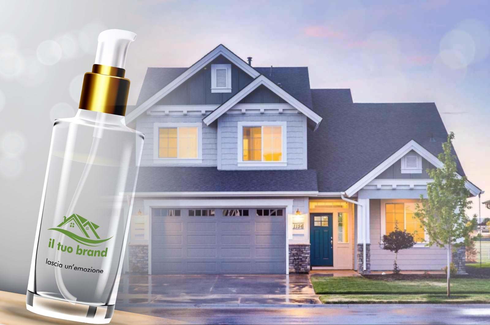 profumatore spray ambiente profumato brandizzati agenzie immobiliari profumia 5