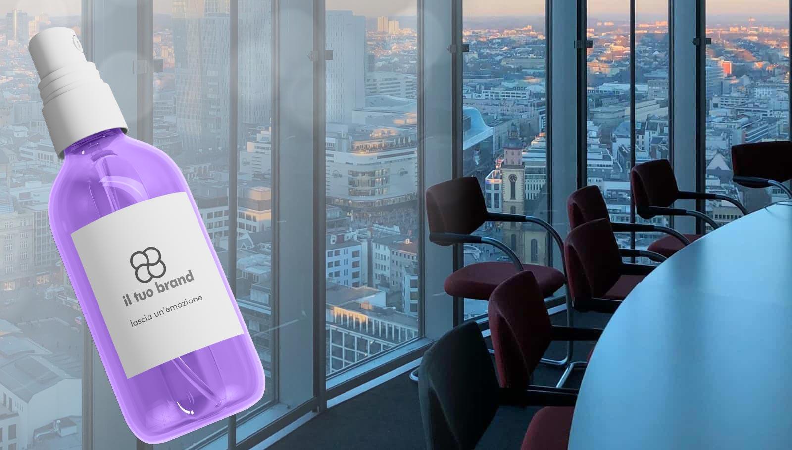 PROFUMATORE SPRAY AMBIENTE PER UFFICI - AZIENDE - CENTRI CONGRESSI