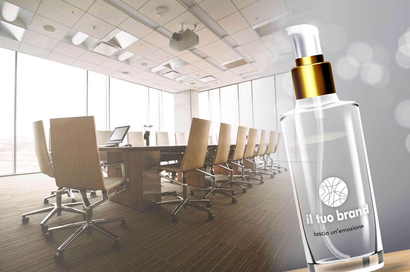 profumatore spray ambiente personalizzati centro congressi uffici azienda profumia
