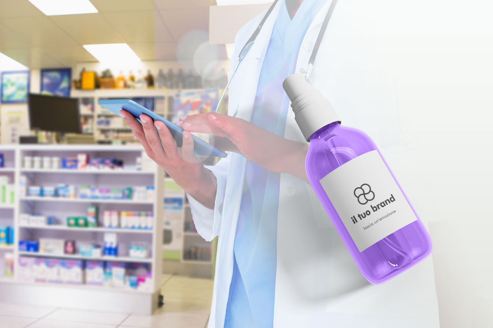 profumatore spray ambiente personalizzati farmacia centri estetica sanitari ottici profumia
