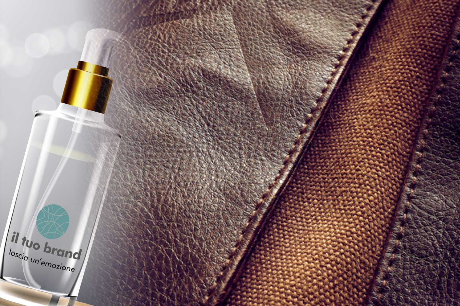 profumatore spray ambiente personalizzati showroom negozi moda pelle profumia
