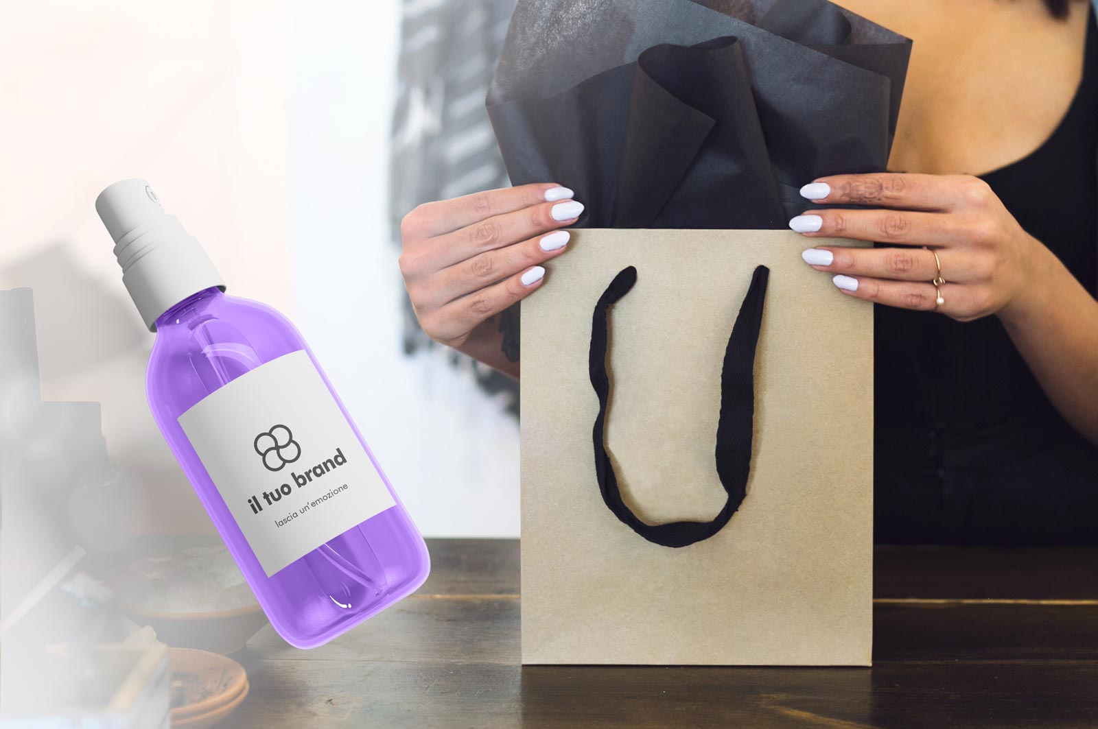 nebulizzatore profumo personalizzati ingrosso brandizzate GDO franchising negozi profumia