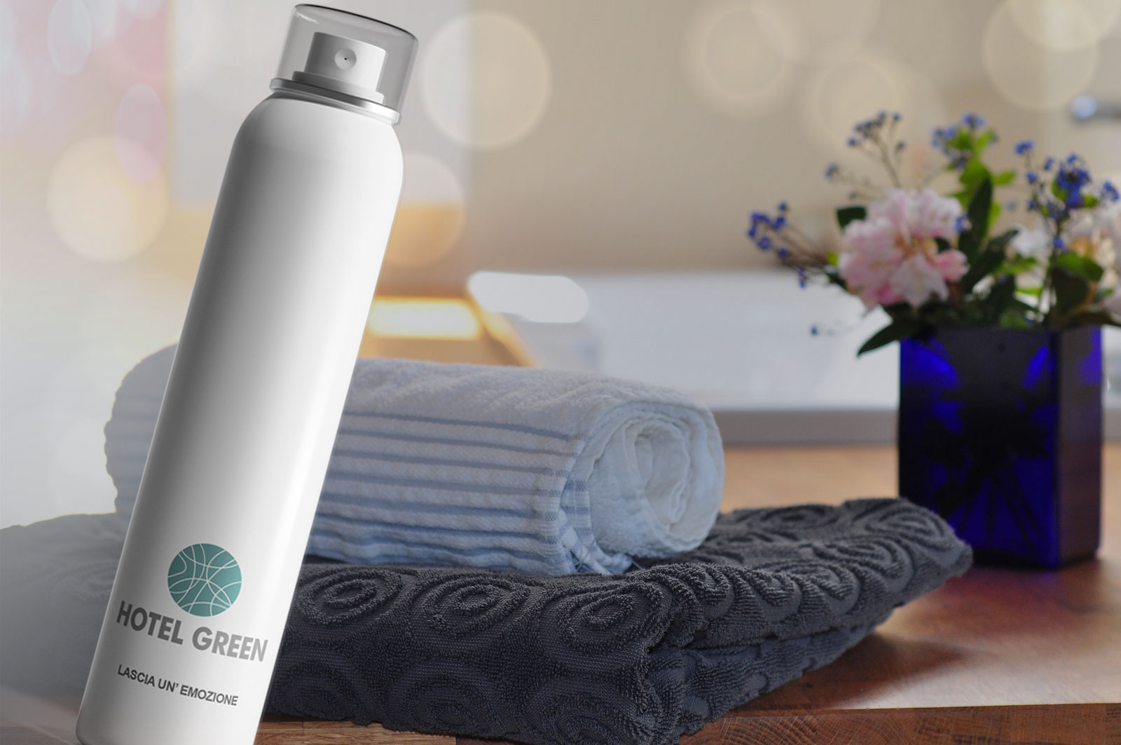 spray tessuti arredo tessile tappeti brandizzati hotel residence profumia