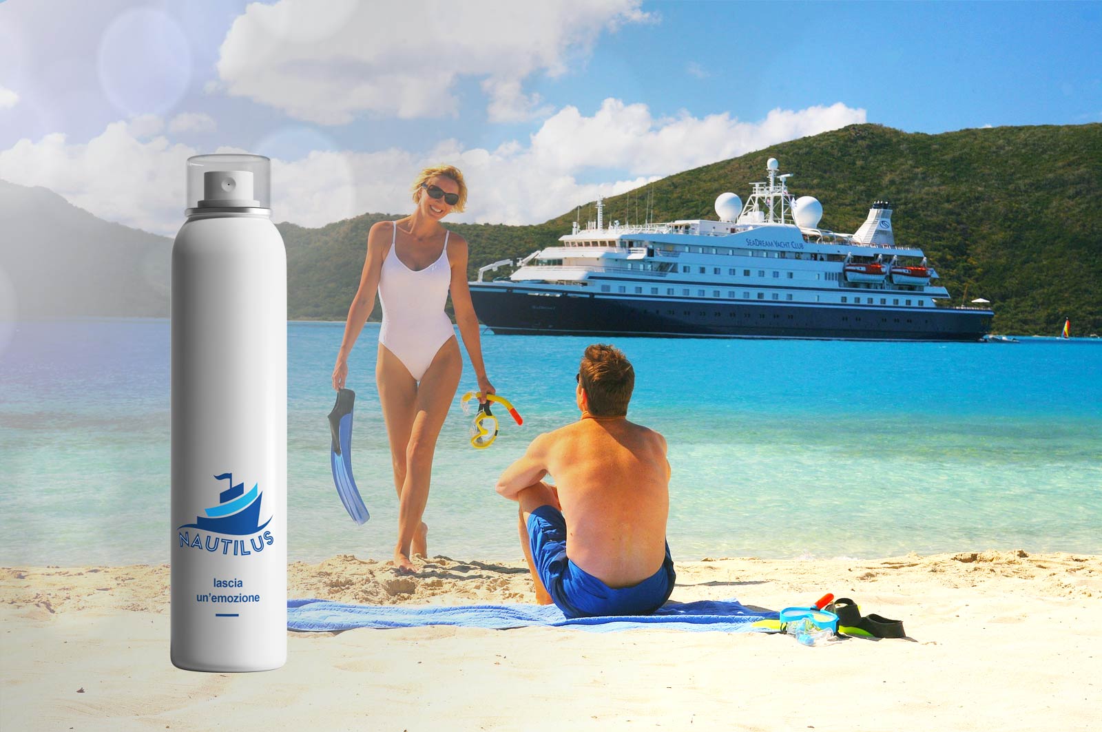 SPRAY TESSUTI PROFUMATO PER PER AGENZIE DI VIAGGIO, YACHTING E CROCIERE