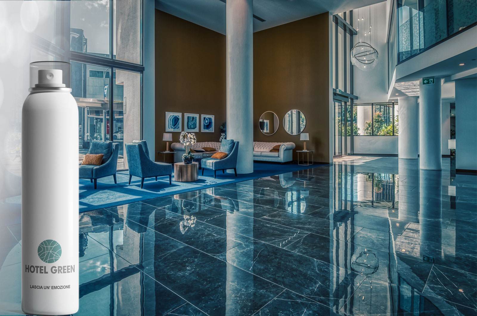 SPRAY TESSUTI PROFUMATO PER HOTEL E ALBERGHI 