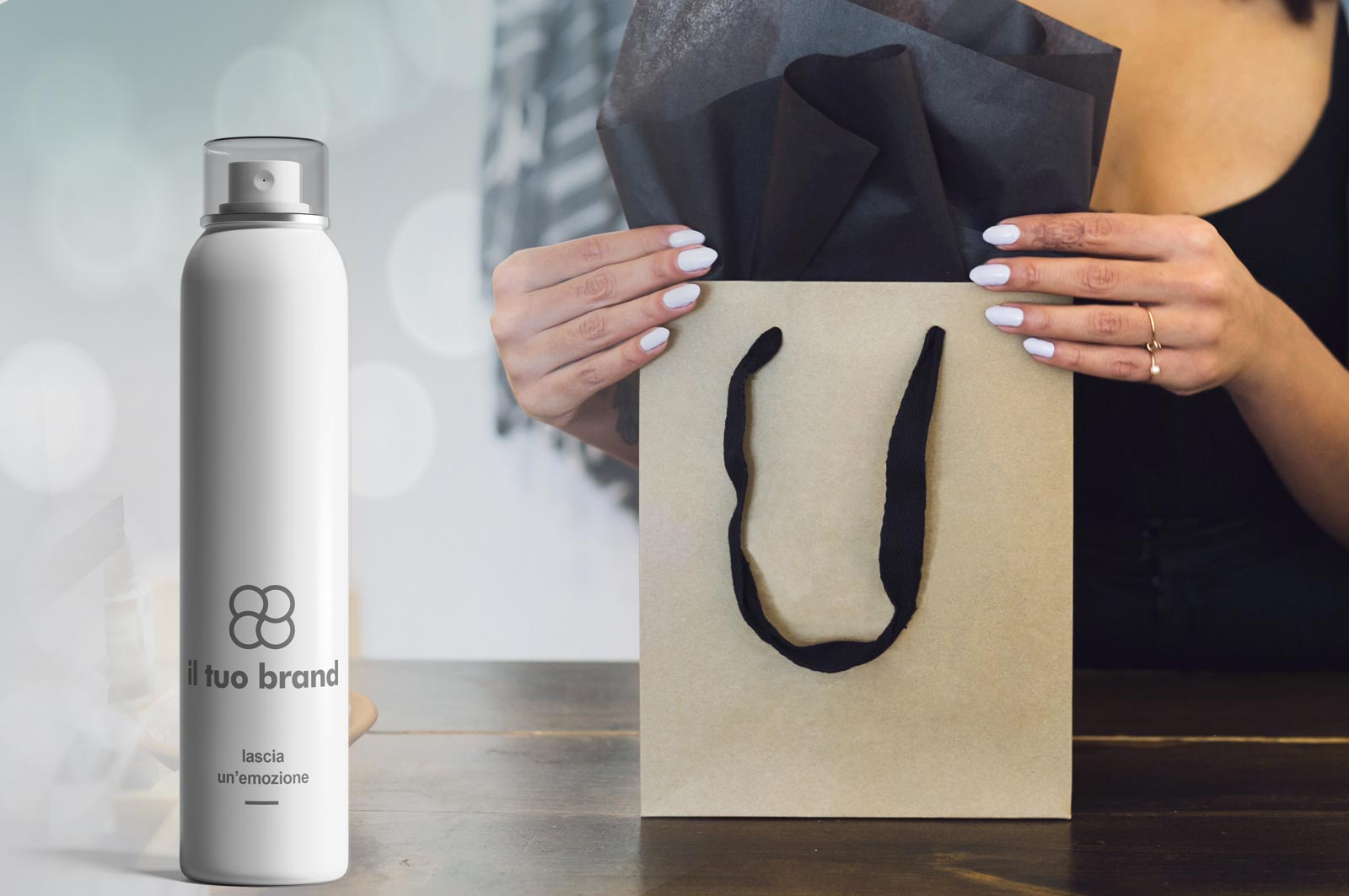spray tessuto profumati personalizzati centri commerciali grande distribuzione franchising