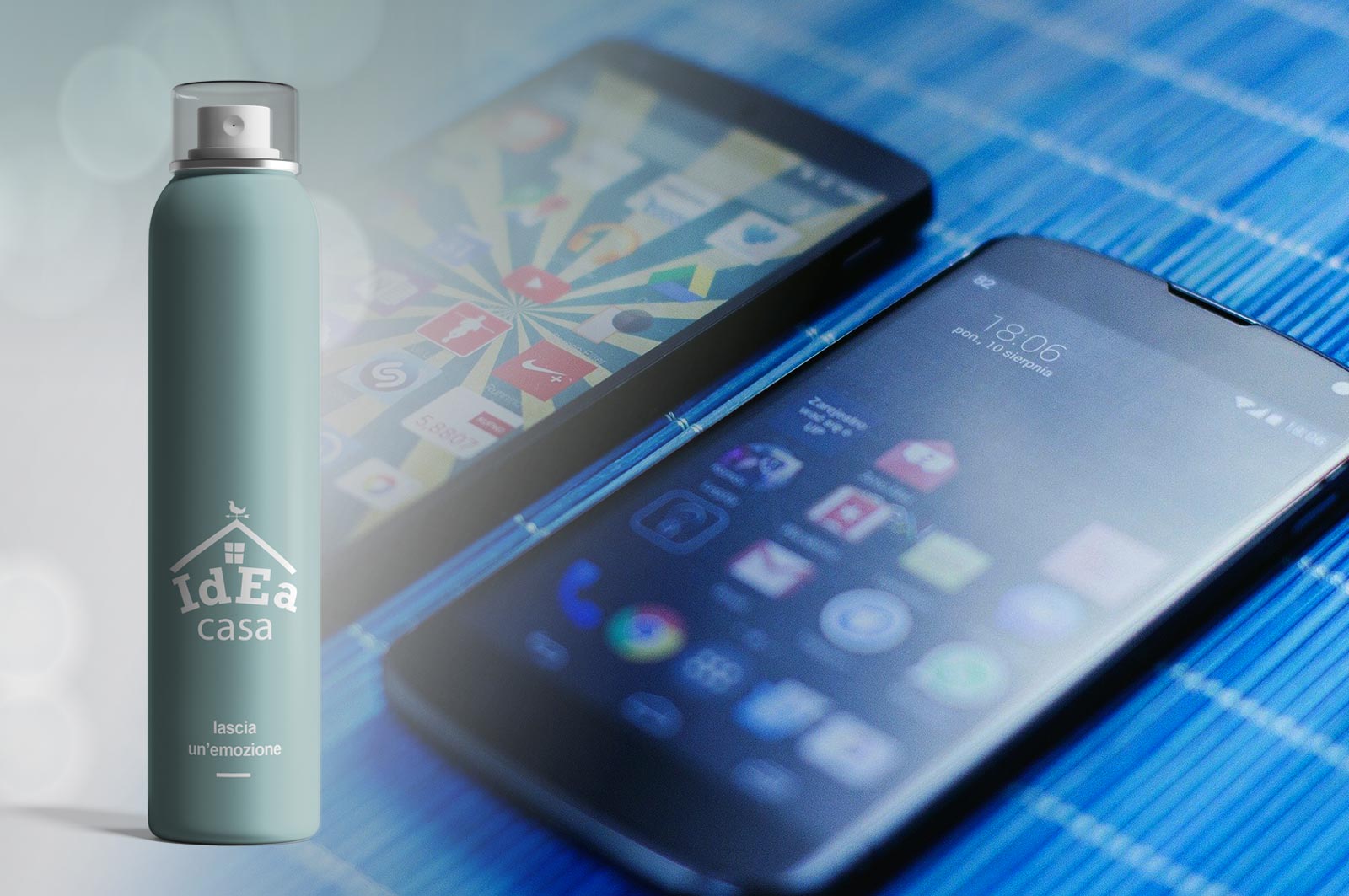 spray tessuto profumato personalizzato negozi telefonia