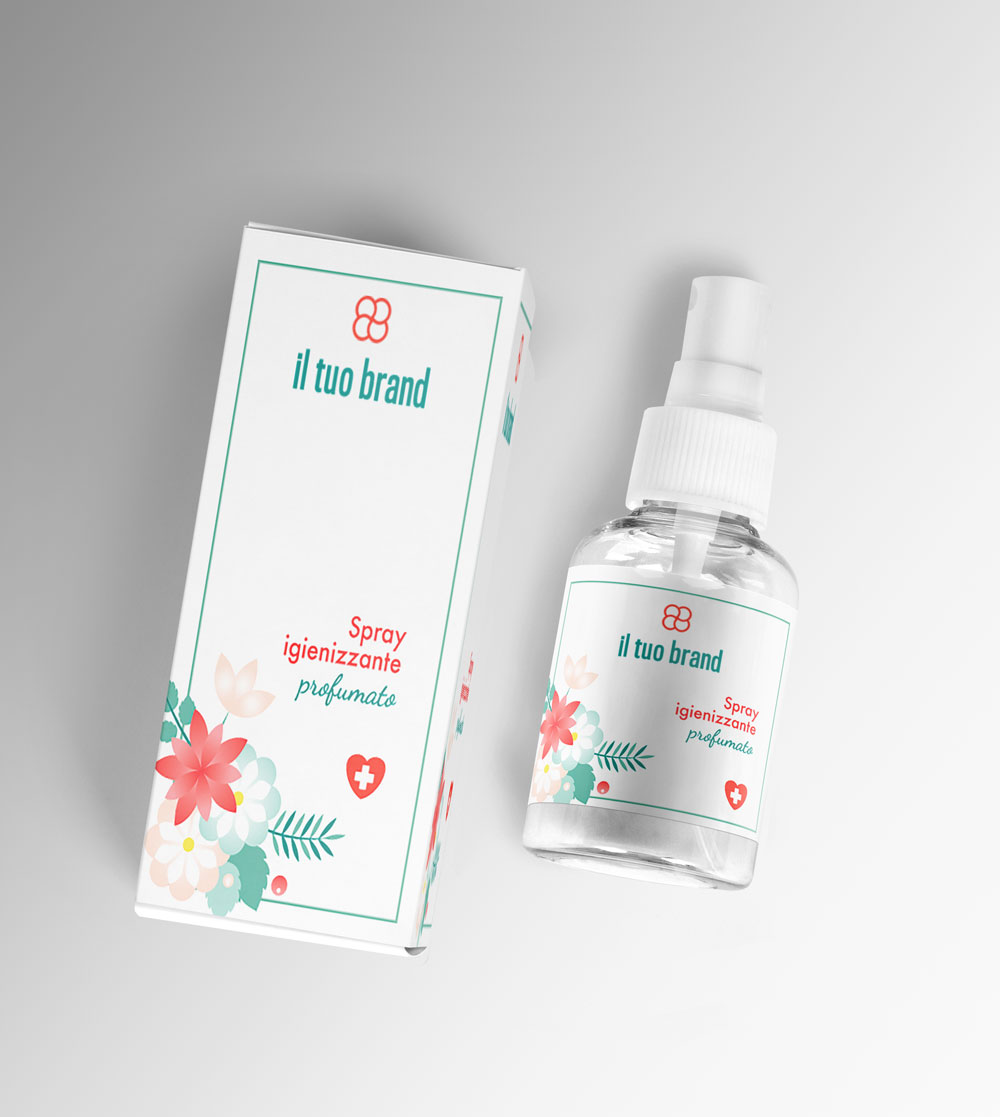 L'igienizzante profumato con il tuo logo