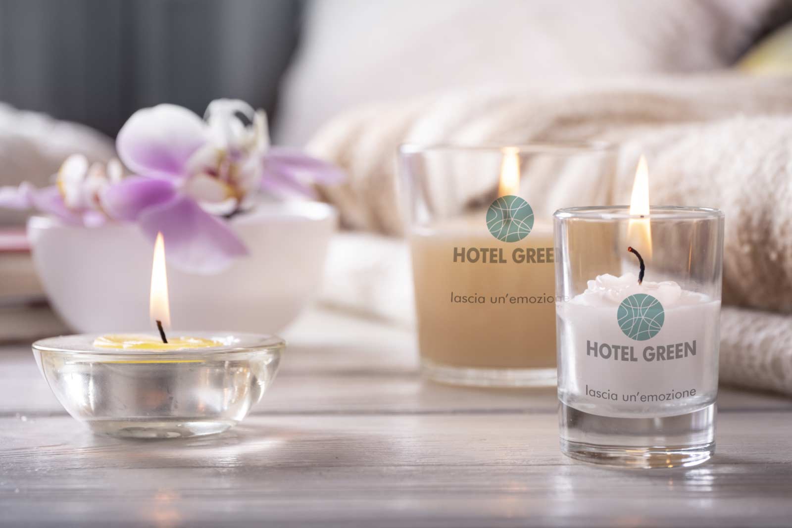 Candele in cera profumata per ambiente personalizzabili