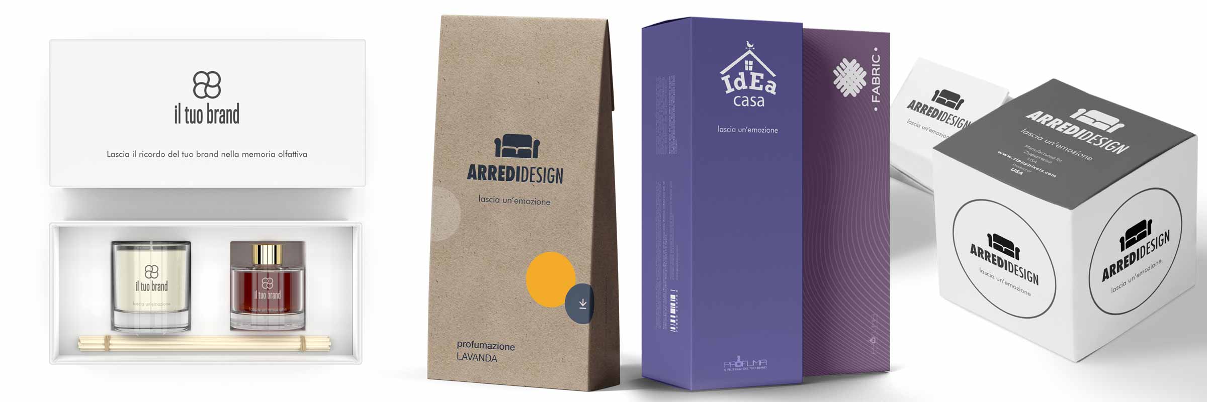 packaging di profumatori di ambiente