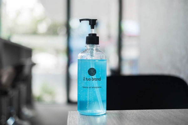 Detergente mani igienizzante e profumato - no acqua - a base alcolica